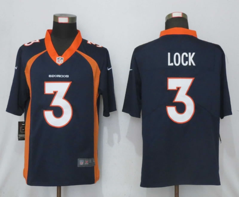 Nike Denver Broncos 3 Lock Blue NFL Draft First Round Pick Vapor Untouchable Limited Jersey,We sell and wholesale Nike Denver Broncos 3 Lock Blue NFL Draft First Round Pick Vapor Untouchable Limited Jersey on line form chian!